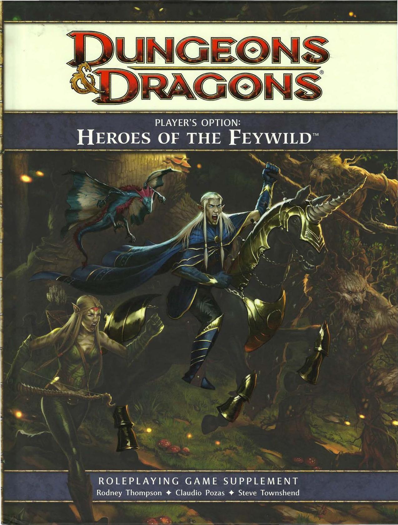 Player's Option Heroes of the Feywild A 4th Edition Dungeons & Dragons Supplement