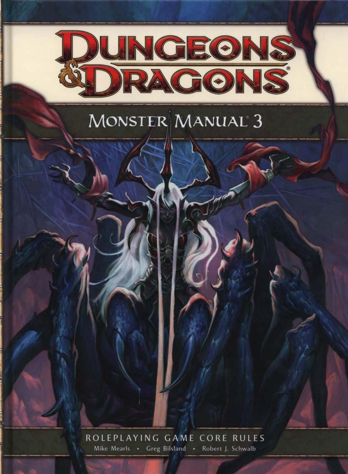 Monster Manual 3 A 4th Edition D&D Core Rulebook