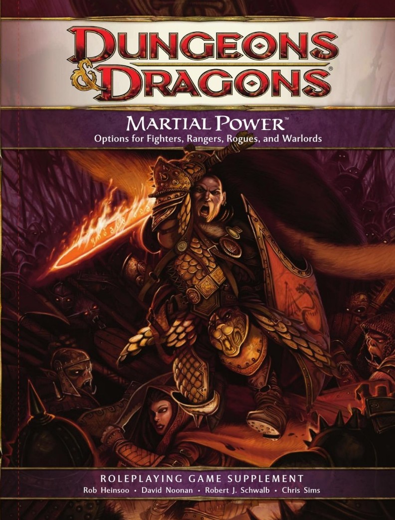 Martial Power A 4th Edition D&D Supplement