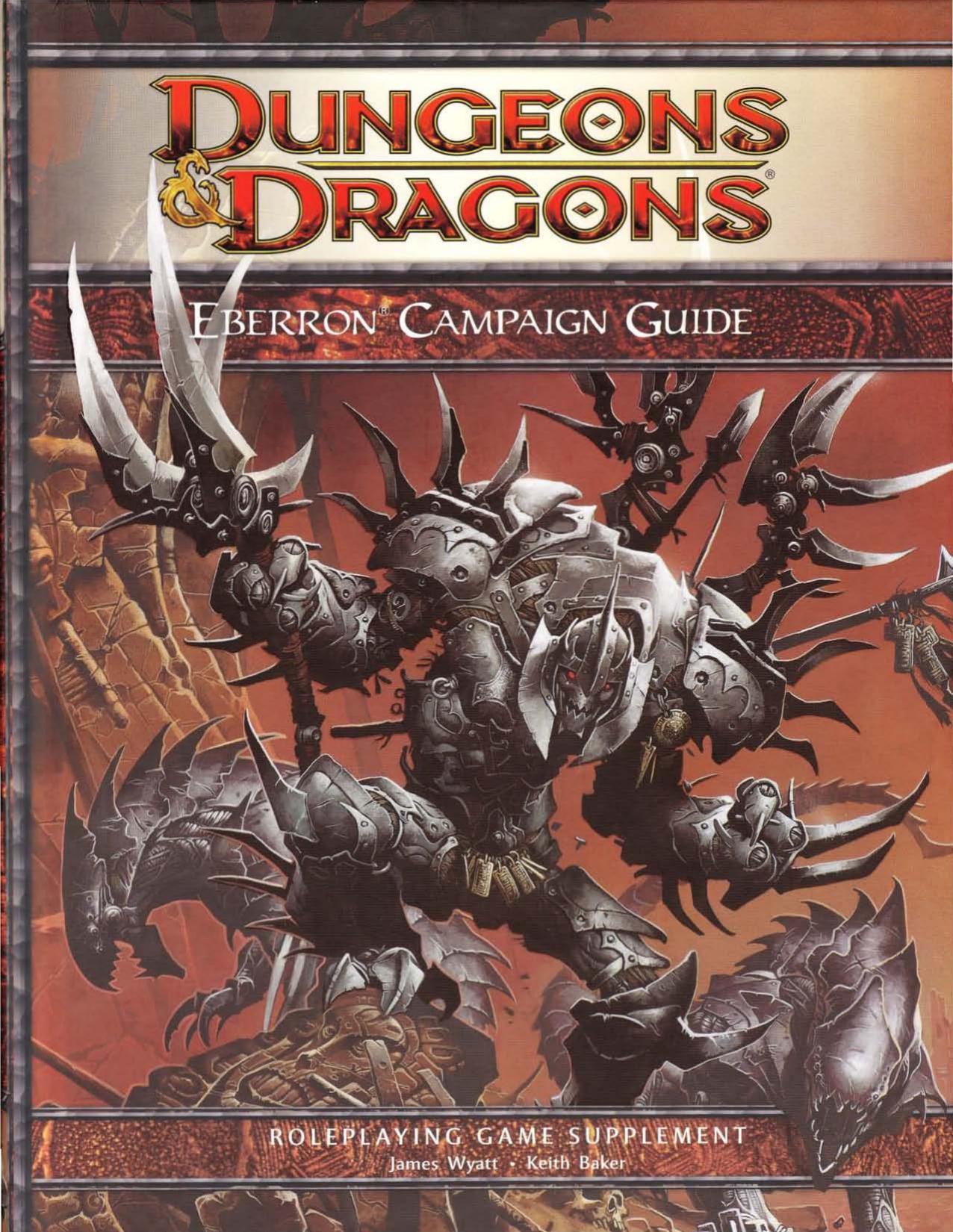 Eberron Campaign Guide Roleplaying Game Supplement