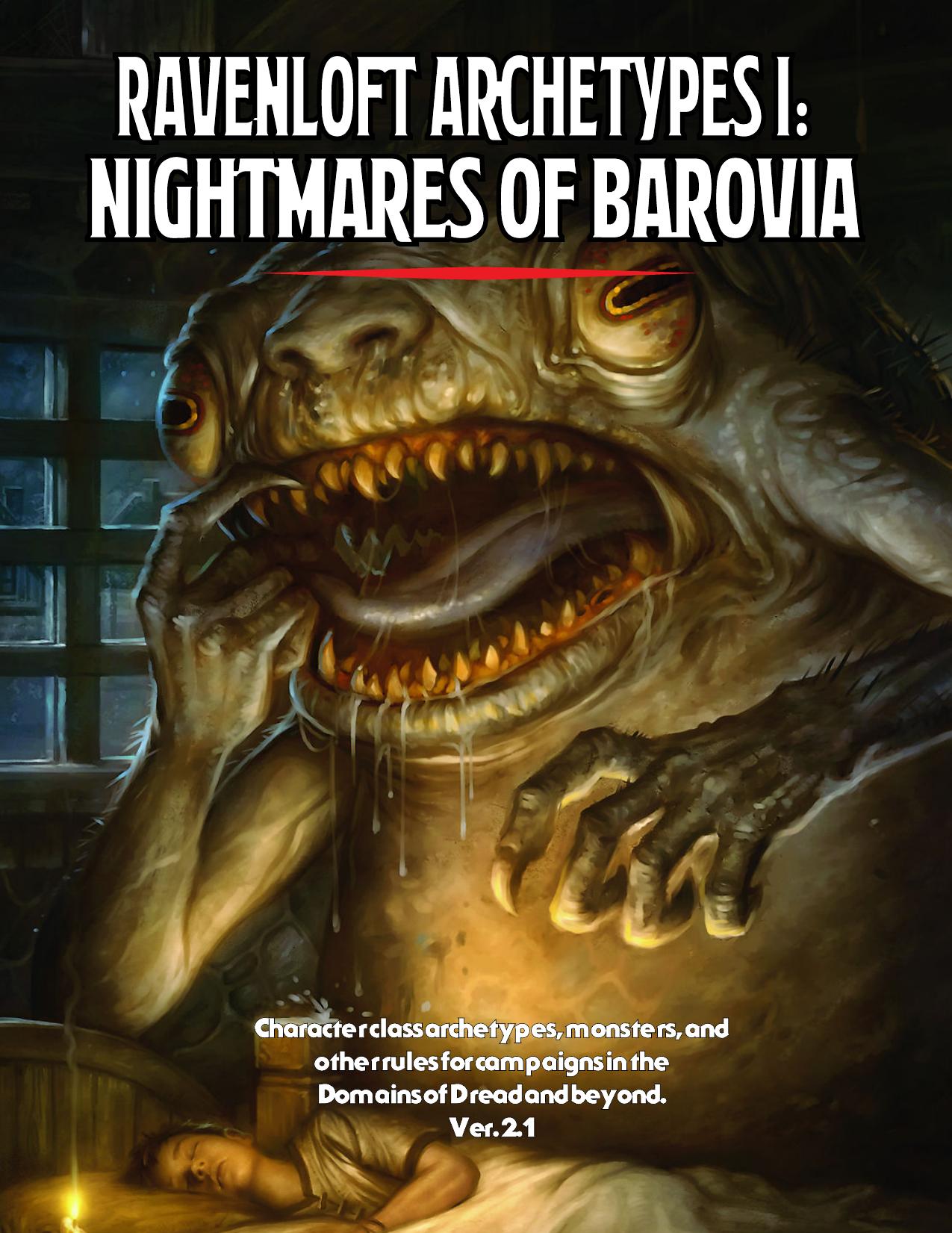 Ravenloft Archetypes I - Nightmares of Barovia