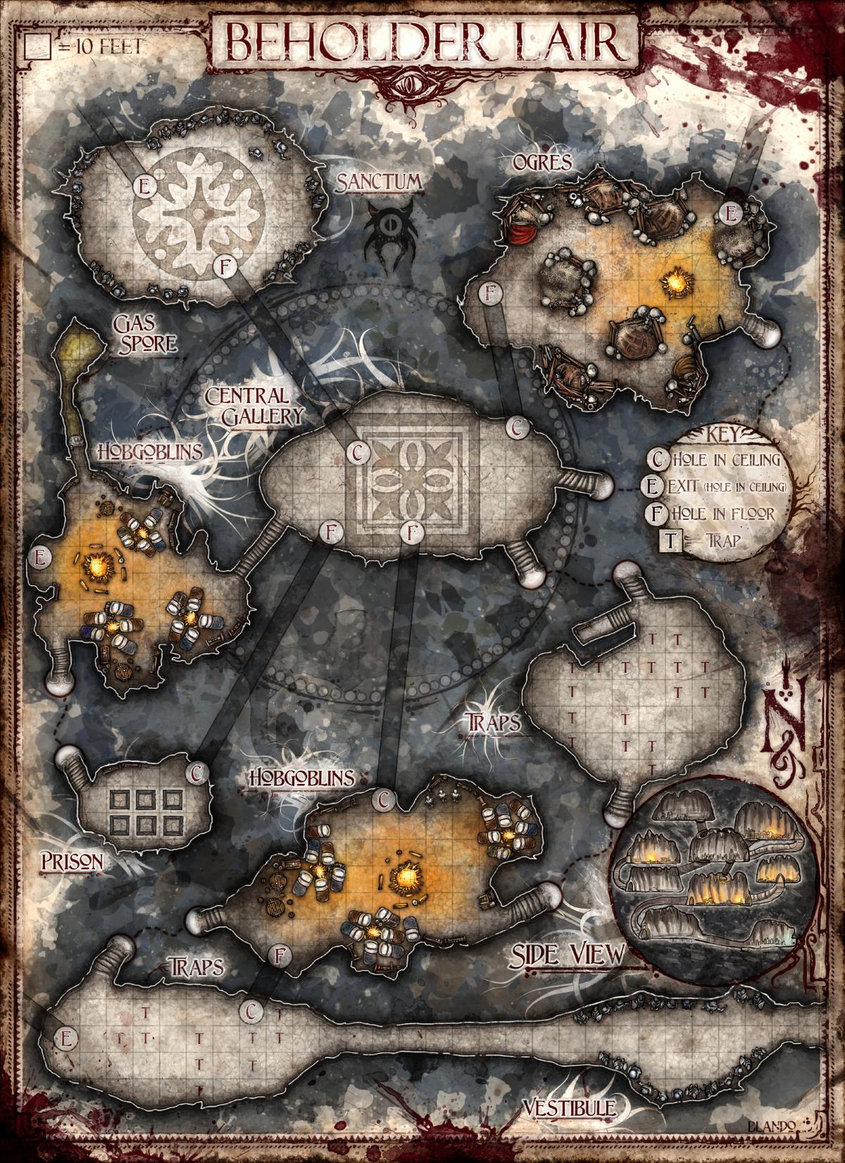 Volo's Guide to Monsters - Maps