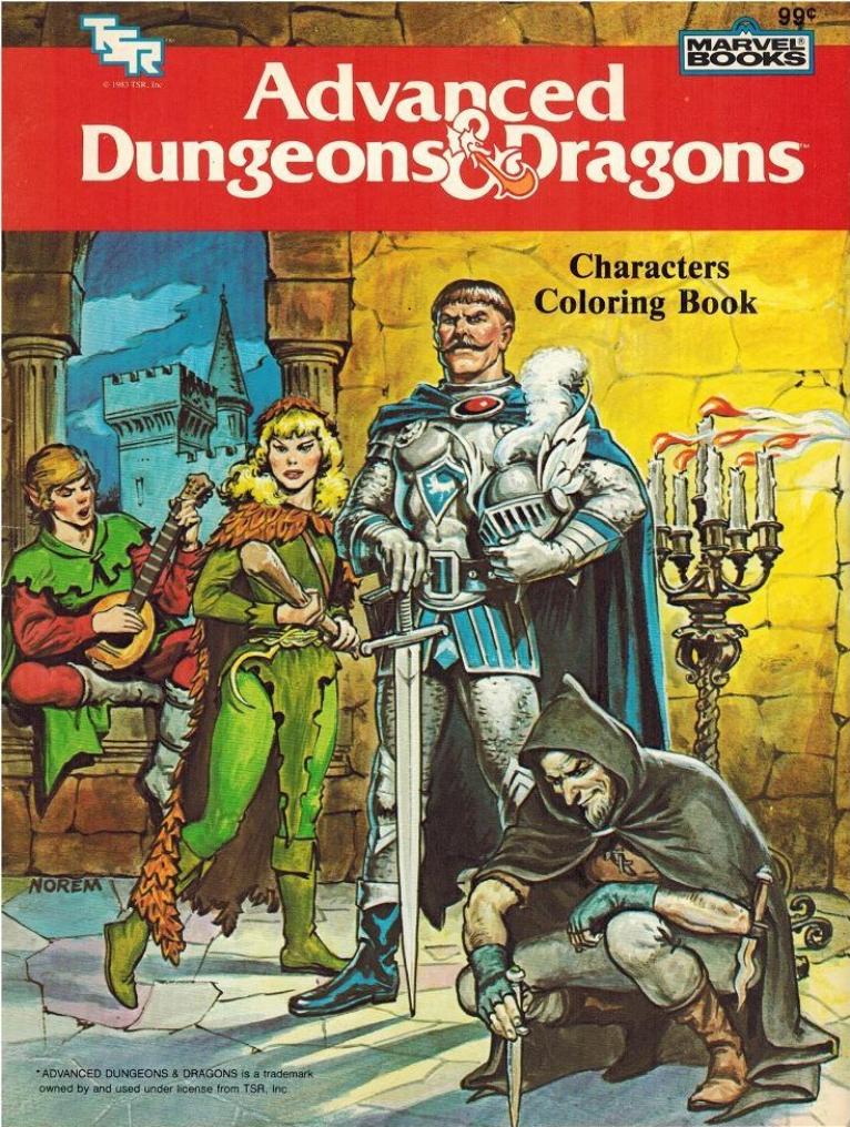 AD&D Coloring Book