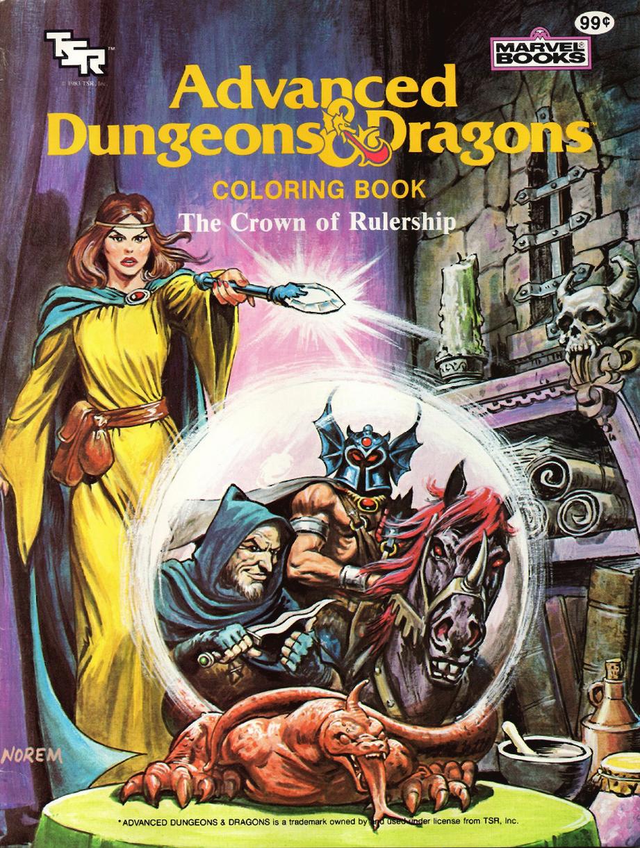 AD&D Coloring Book: The Crown of Rulership