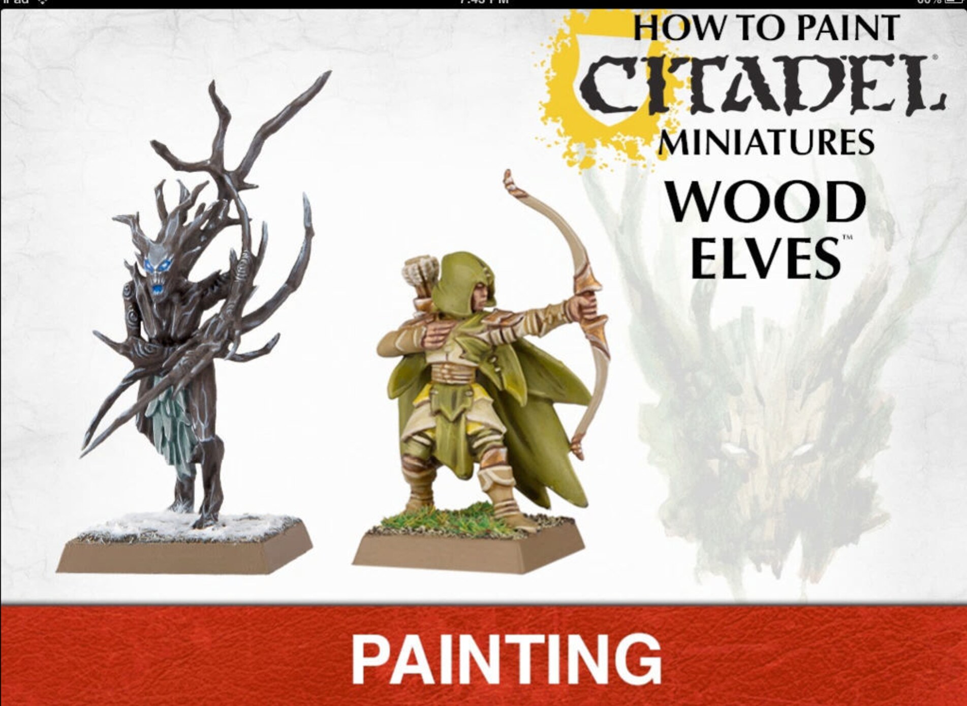 How to Paint Citadel Miniatures - Wood Elves