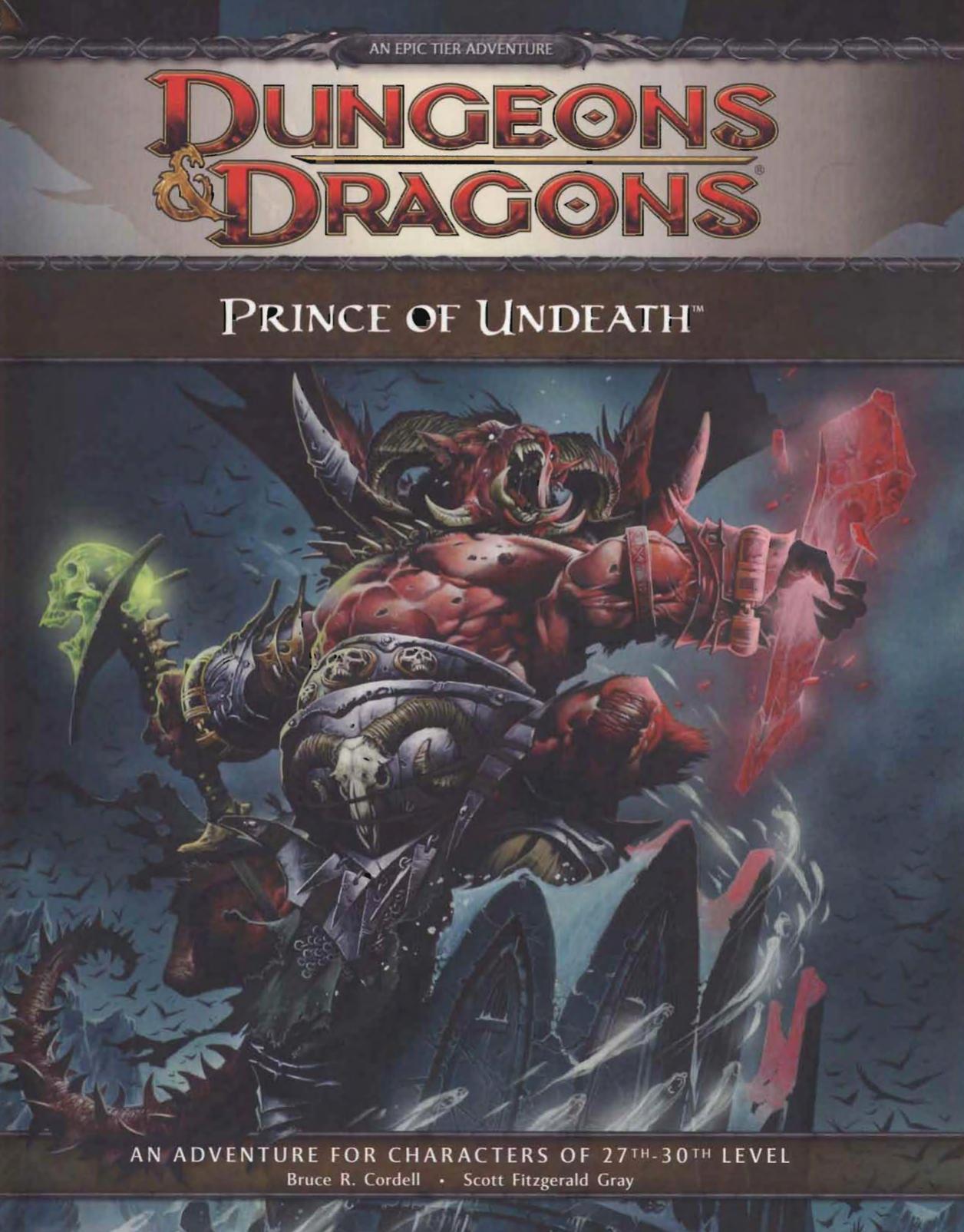 Prince of Undeath Adventure E3 for 4th Edition Dungeons & Dragons
