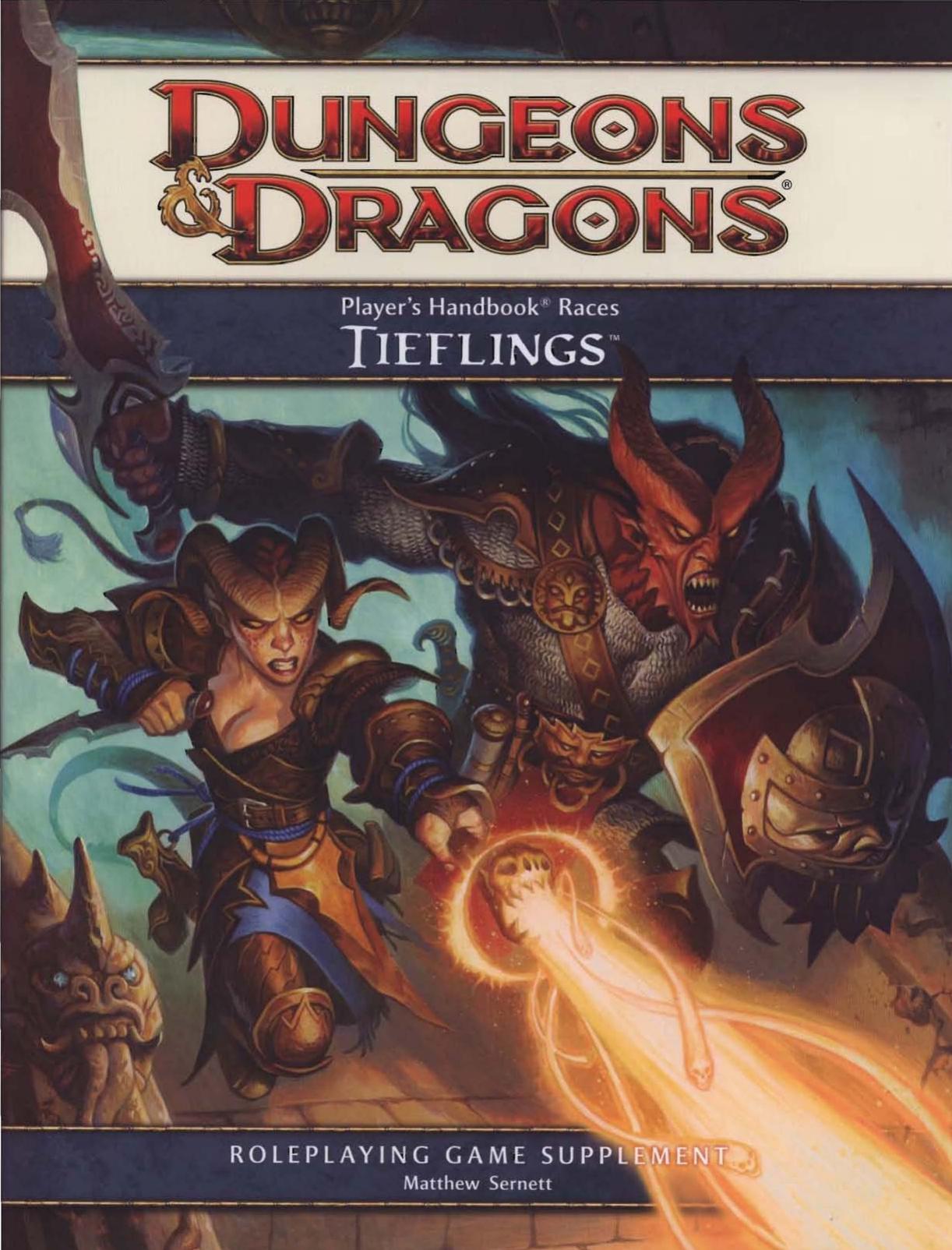 Player's Handbook Races Tieflings