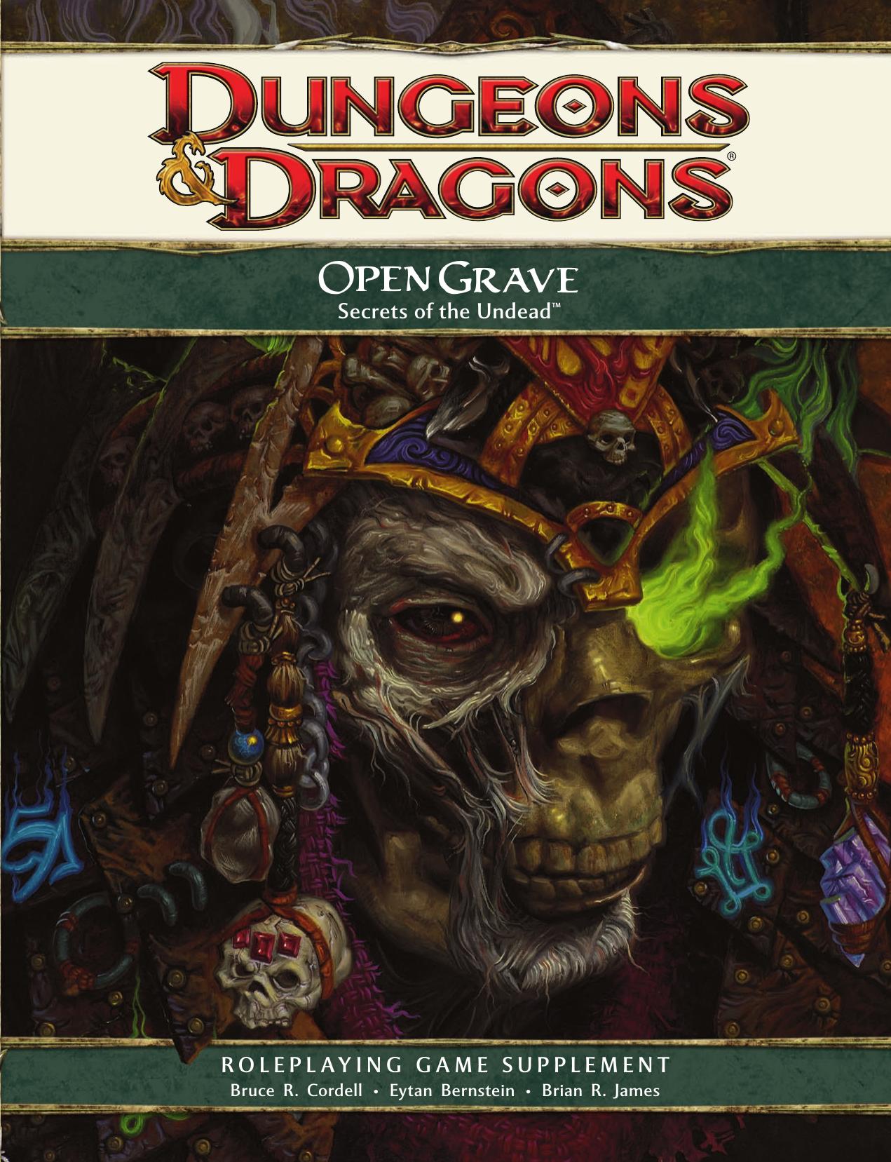 Open Grave Secrets of the Undead A 4th Edition D&D Supplement