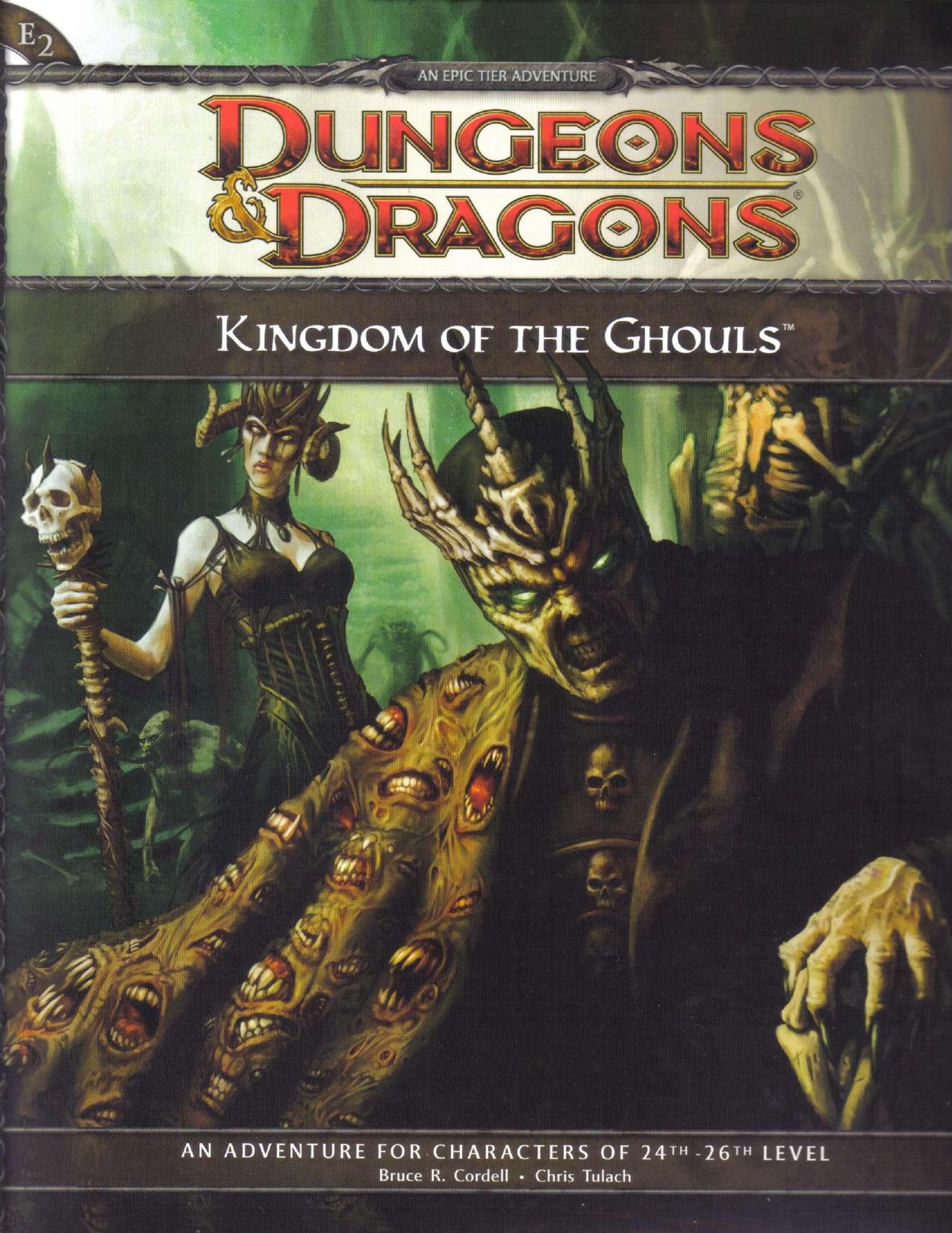 Kingdom of the Ghouls Adventure E2 for 4th Edition Dungeons & Dragons