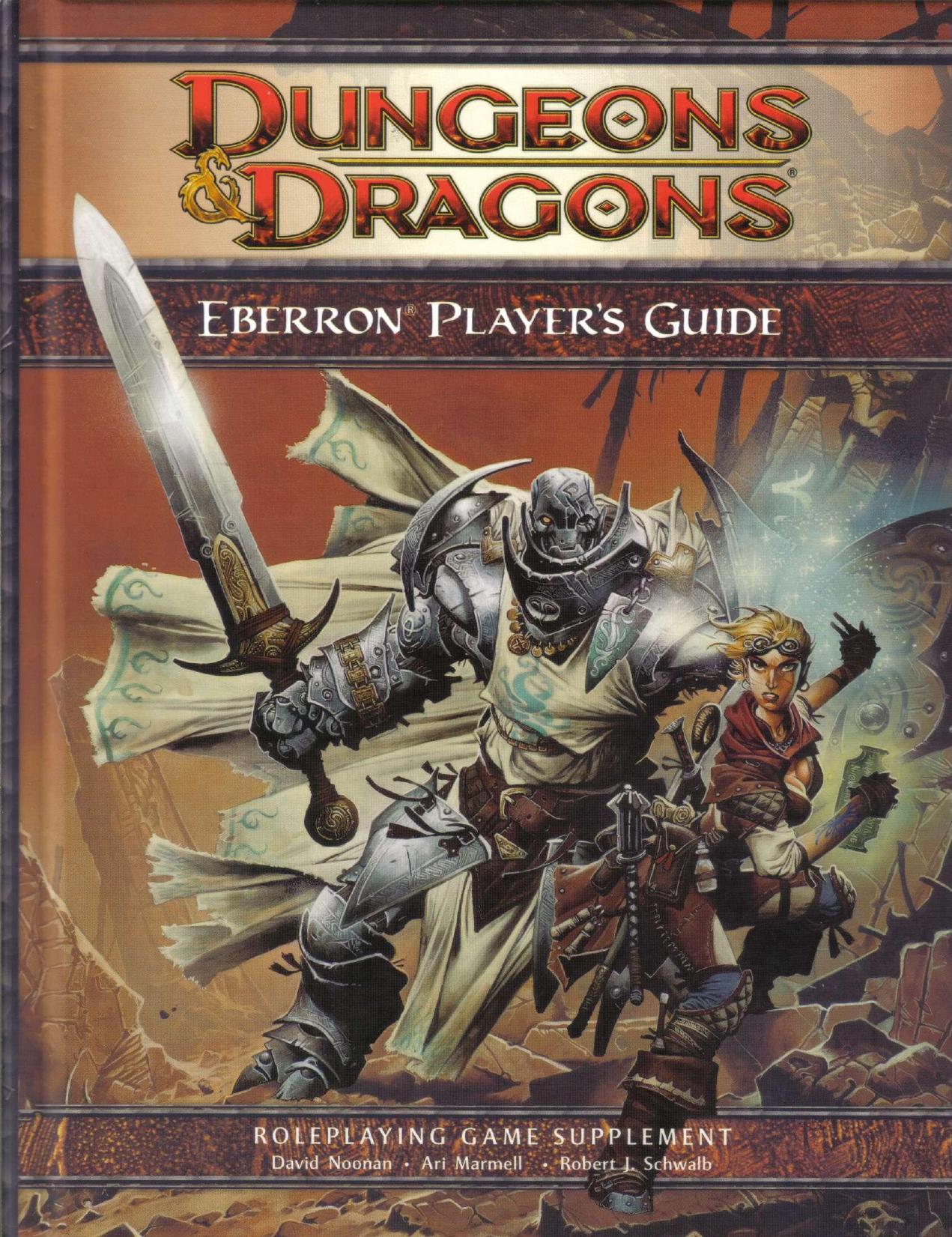 Eberron Player's Guide A 4th Edition D&D Supplement