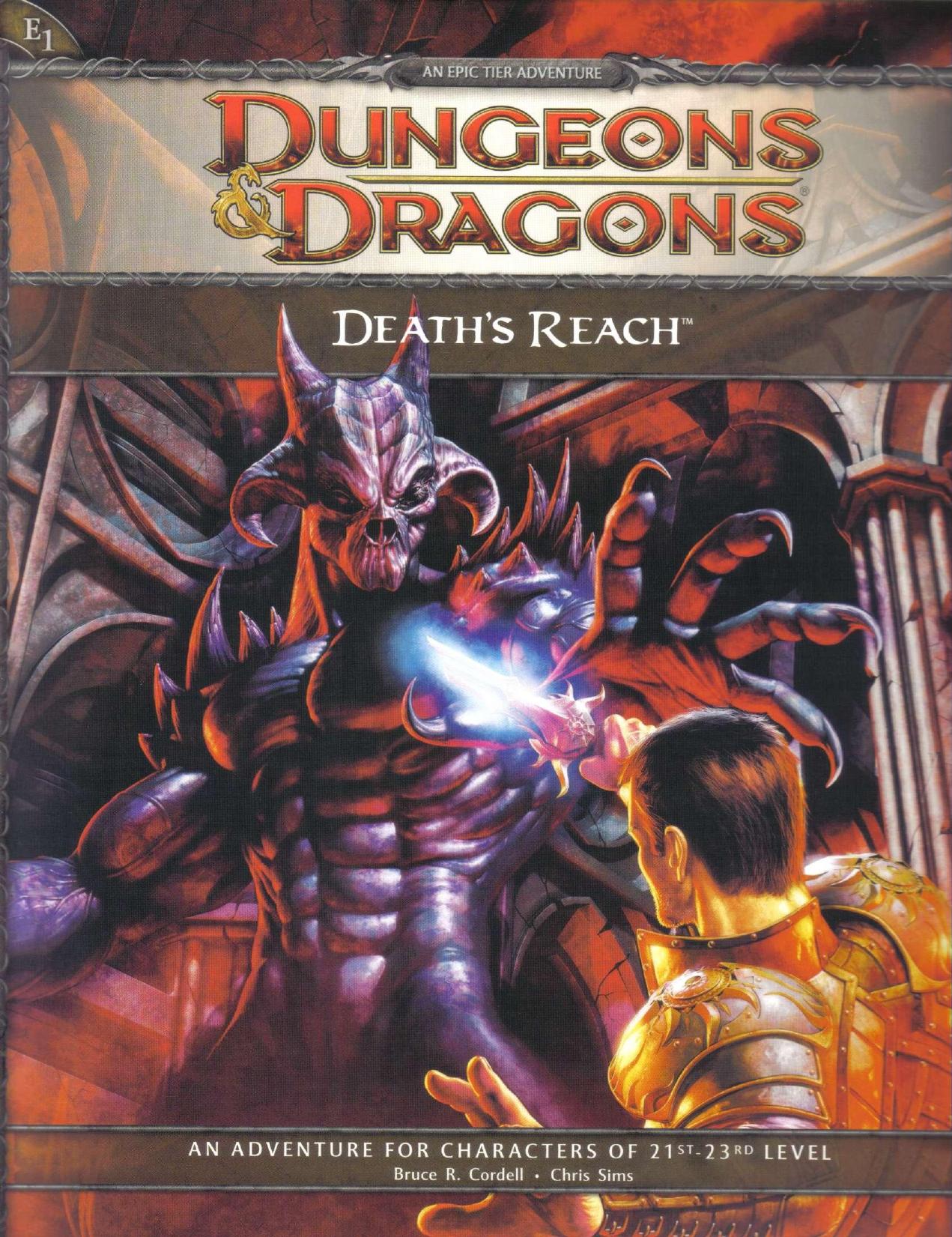 Death's Reach Adventure E1 for 4th Edition D&D