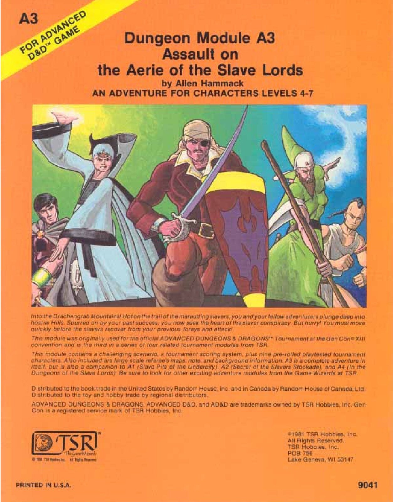Assault on the Aerie of the Slave Lords - Allen Hammack