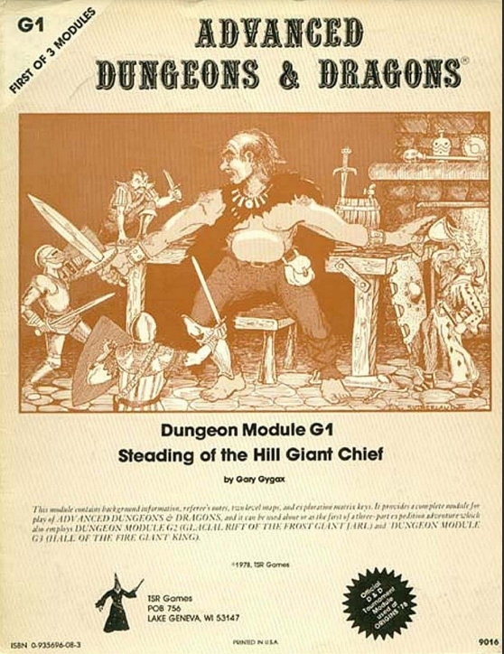 Steading of the Hill Giant Chief - Gary Gygax