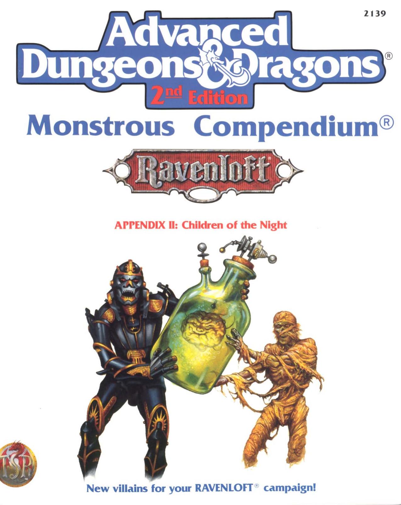 Montrous Compendium - Appendix 2