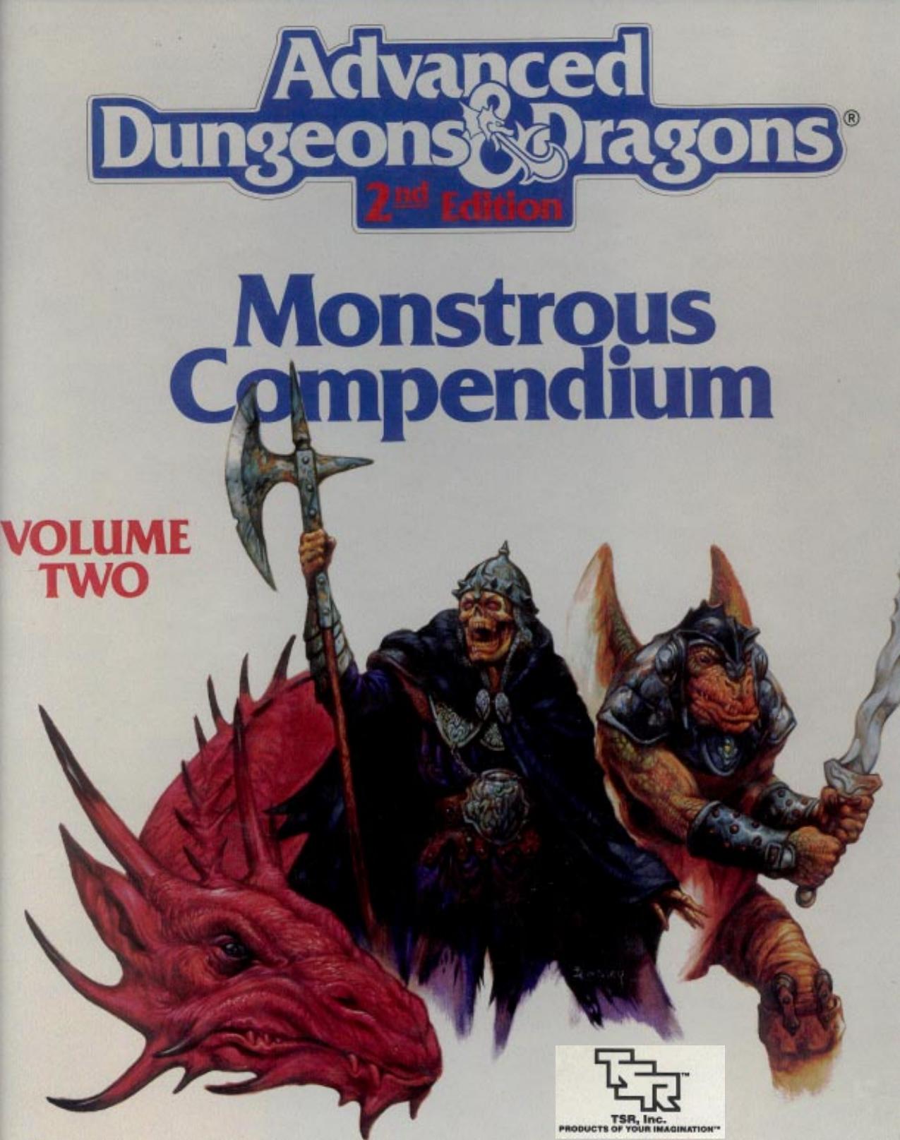 Monstrous Compendium, Volume Two