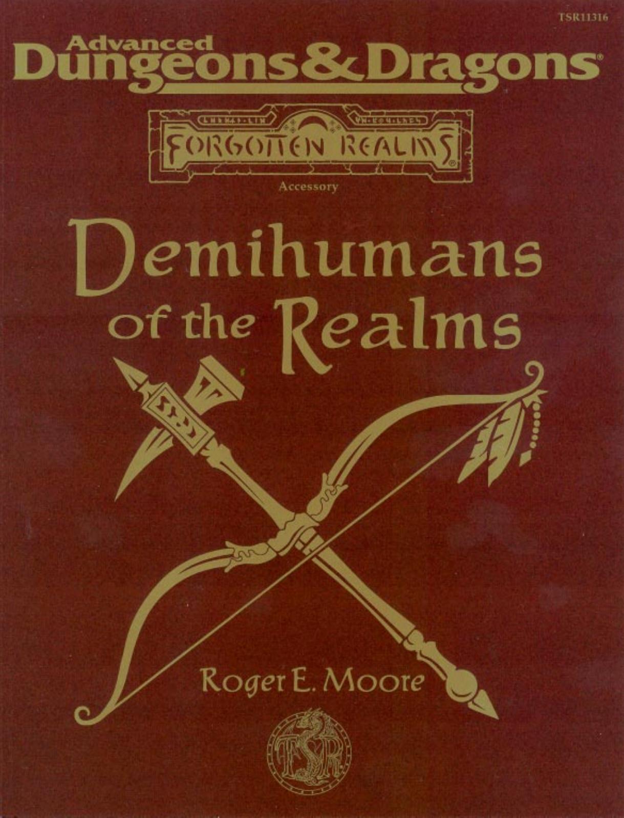 Campain Sourcebook - Demihumans of the Realms