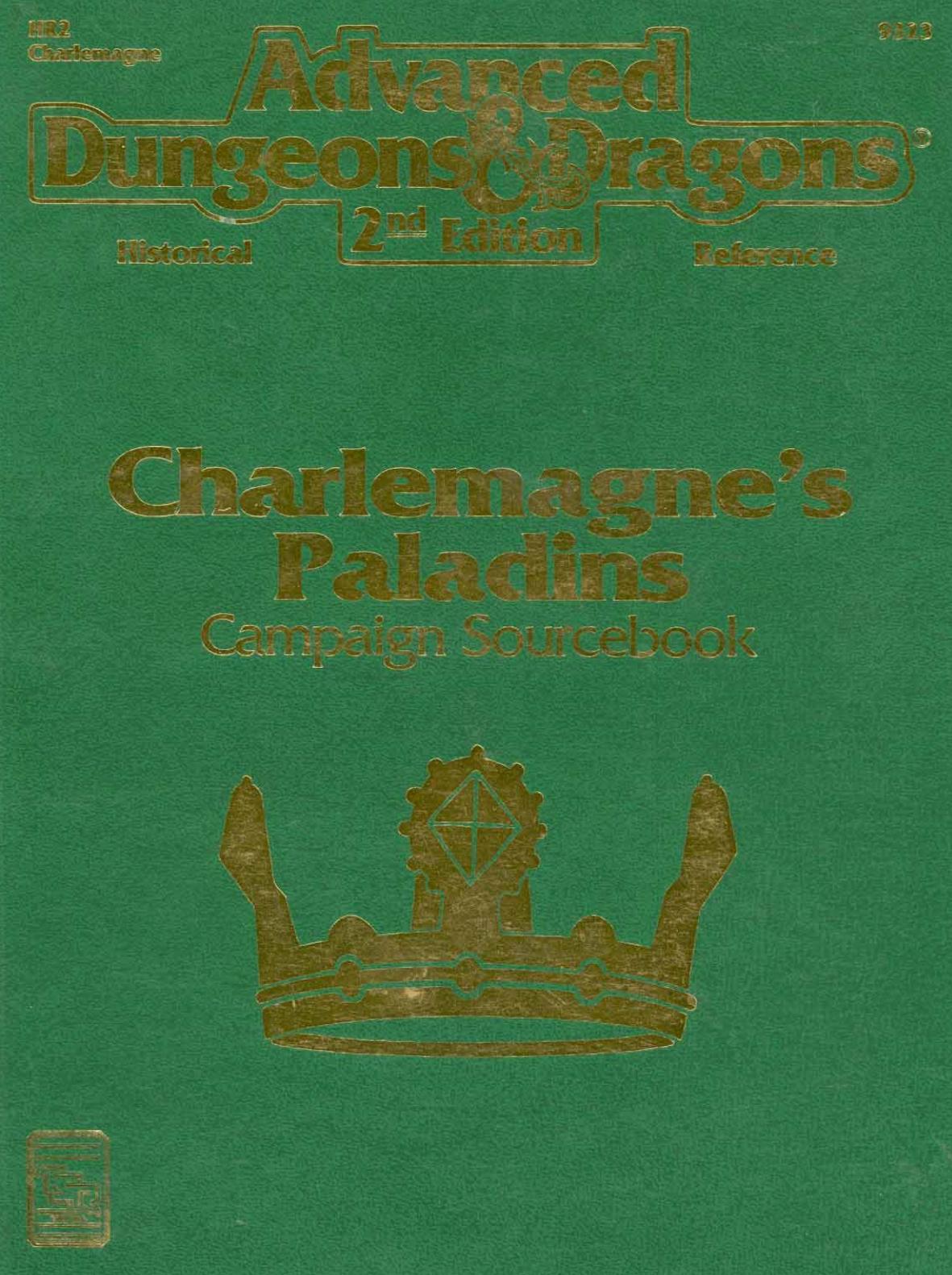 Campain Sourcebook - Charlemagne's Paladins (1992)