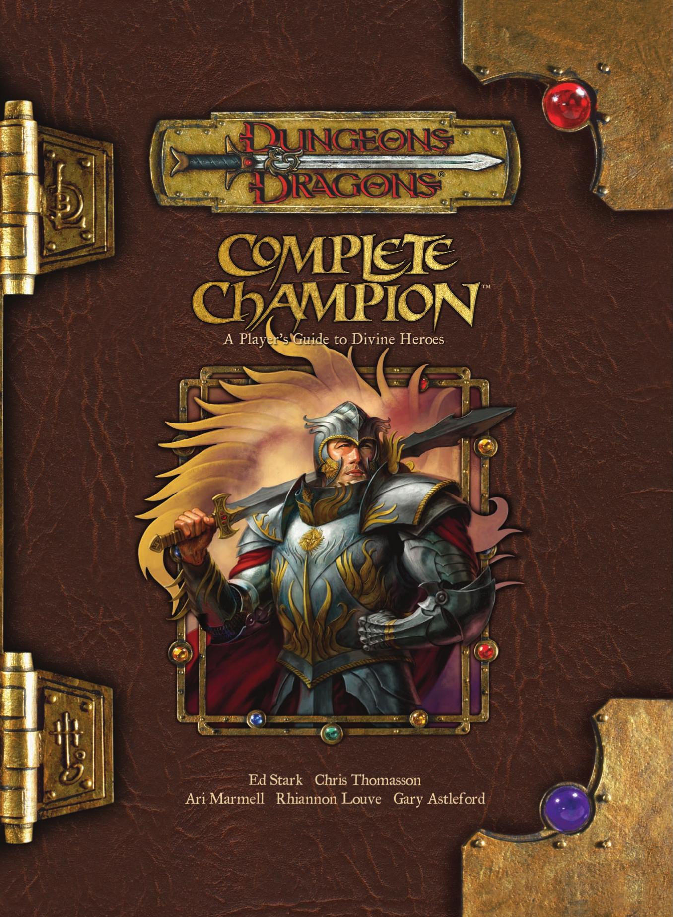Complete Champion A Player's Guide to Divine Heroes