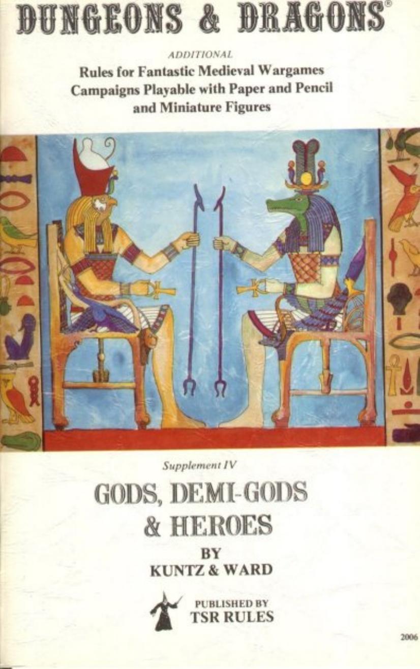 Gods, Demi-Gods & Heroes - Supplement 4