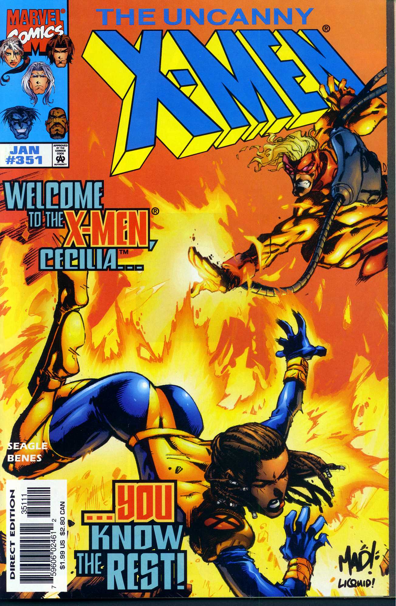 Uncanny X-Men v1 351